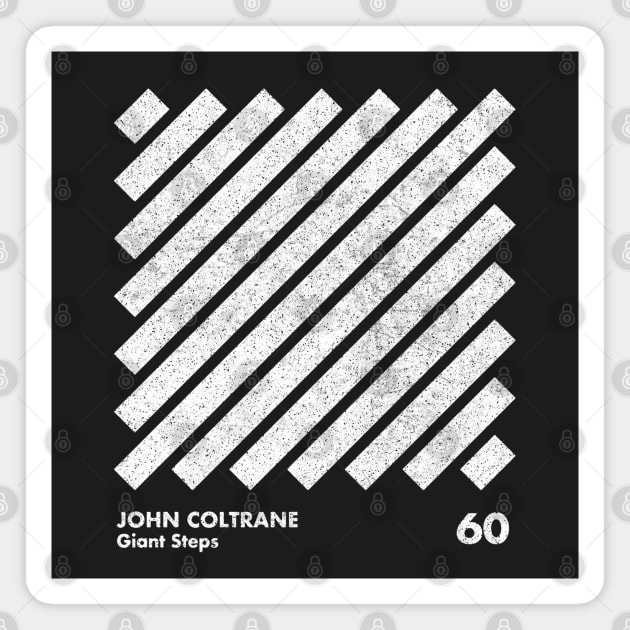 John Coltrane / Minimal Graphic Design Tribute Magnet by saudade